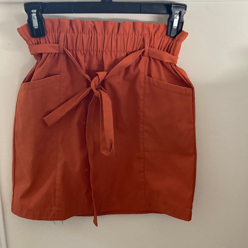 Burnt orange/rust skirt
